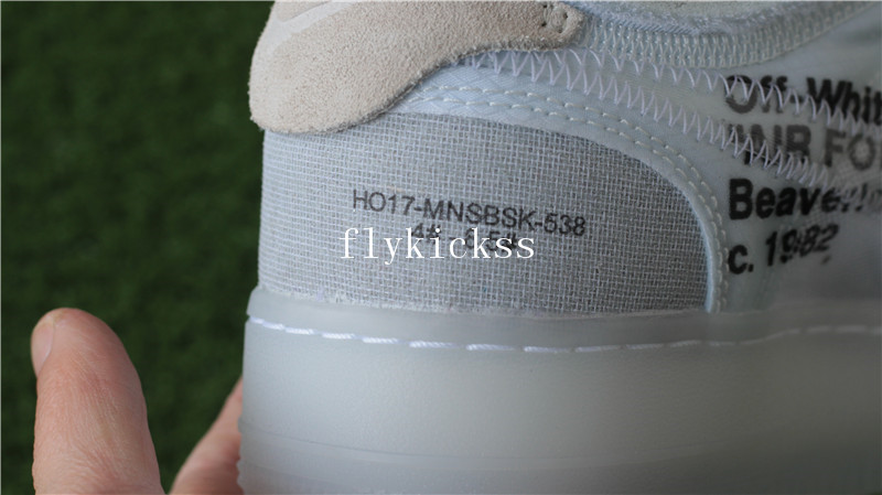 Update Version Off White X Nike Air Froce 1